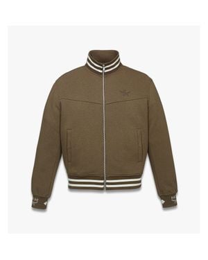 MCM Essential Logo Ponte Track Jacket - Green