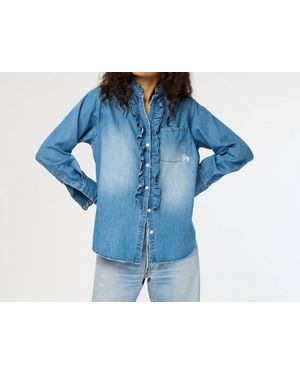 Kerri Rosenthal Molly Denim Shirt - Blue
