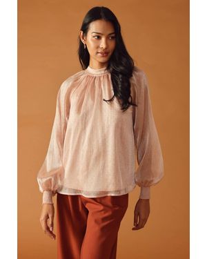 TRUEDAMES Highly Unpredictable Woven Top - Brown