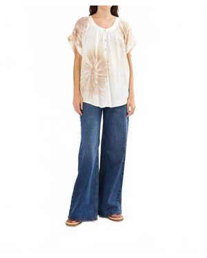 Rabens Saloner Jolin Cartwheel Blouse - Blue