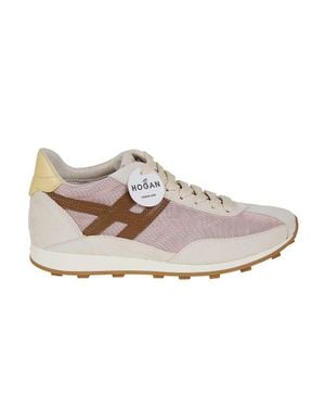 Hogan Hi-Fi H669 Sneakers With Maxi H Detail - White