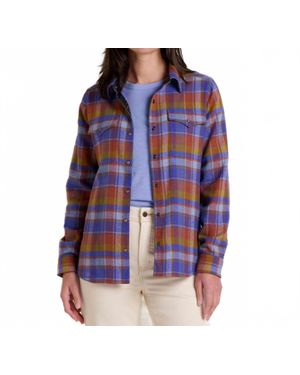 Toad & Co. Folk Yeah Shirt Jacket - Blue