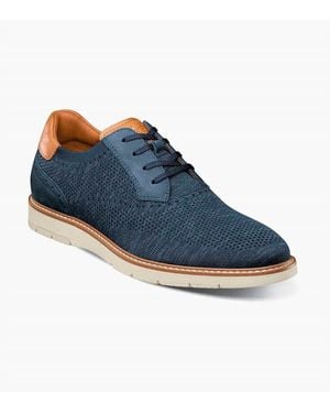 Florsheim Vibe Knit Plain Toe Oxford Shoes - Blue