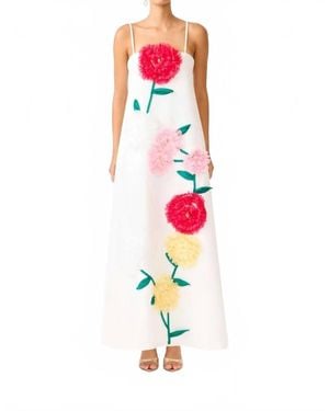 Beulahstyle Buttercup Embroidered Maxi Dress