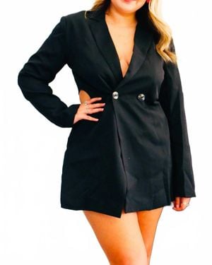 Baevely By Wellmade Business Romper - Black
