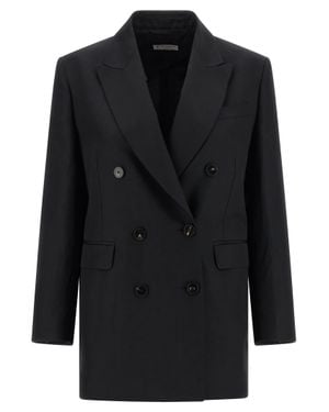 Alberto Biani Viscose Blazer - Black
