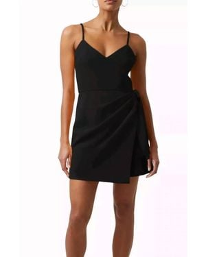 French Connection Whisper Bow Dress - Black