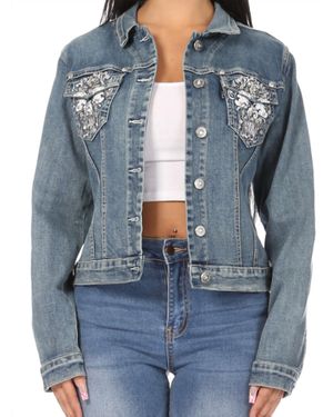 Bus Stop Super Cool Denim Jacket - Blue