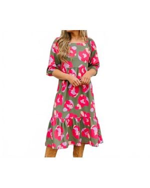 Michelle Mcdowell Taylor Spot On Dress - Red