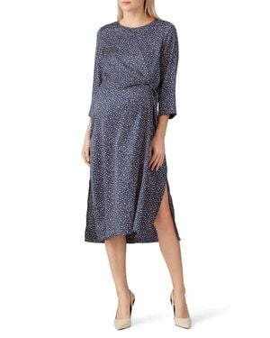 HATCH Maternity The Lauren Dress - Blue