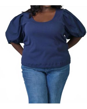 Marie Oliver Leigh Top - Blue
