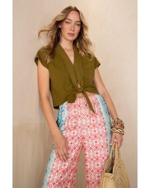 Trina Turk Tallia Top - Green