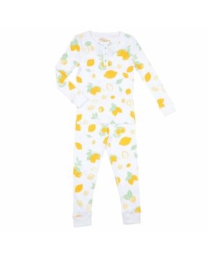 Petidoux Kid's Long Sleeve Pajama Set - Metallic