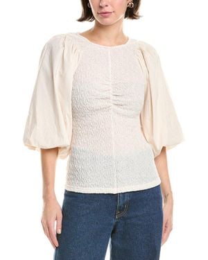 Rebecca Taylor Textured Blouse - White