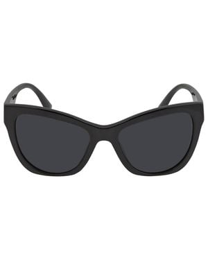 Versace Dark Cat Eye Ladies Sunglasses Ve4417U Gb1/87 56 - Gray