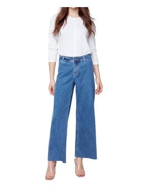 Charlie b Wide Leg Jean - Blue