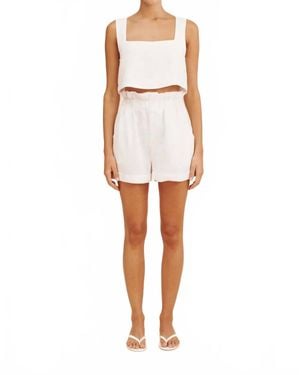 Posse Ducky Short - White