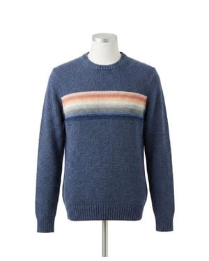 Faherty Heirloom Crewneck Sweater - Blue