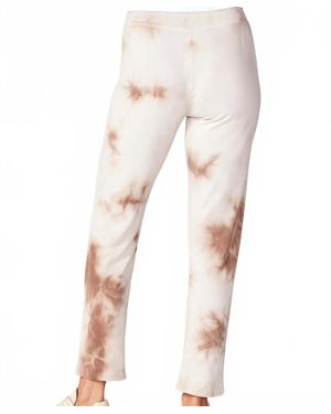French Kyss Tie Dye Lounge Pant - Natural