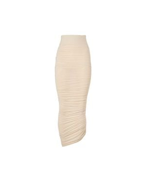 Wolford Sheer Drape Skirt - Natural