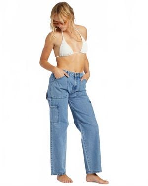 Billabong Leia Boyfriend Denim Jeans - Blue