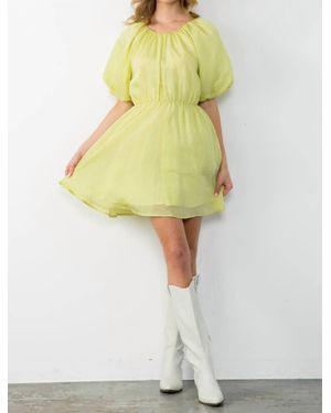 Thml Limelight Dress - Yellow