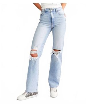 Hidden Jeans Ella Straight Leg Jeans - Blue