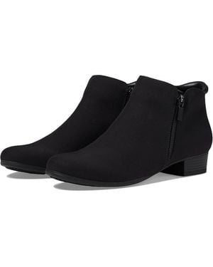 Trotters Major T1762-101 Boot Leather Ankle Bootie Zpo2486 - Black