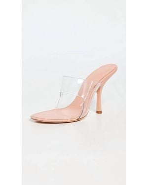 Alexander Wang Translucent Heeled Sandals - White