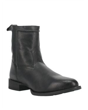 Laredo Half Boot With Zipper - Black