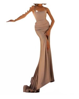 Clarisse Formal Mermaid Gown - Brown