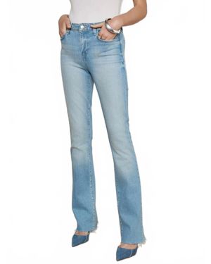 L'Agence Ruth Straight Leg Jeans - Blue