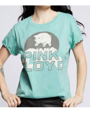 Recycled Karma Floyd Flying Pig Tee - Blue