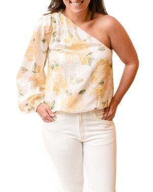 Cami NYC Lenore Floral Top - White