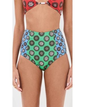 RHODE Navya Bikini Bottoms - Blue