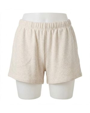 Z Supply Classic Fleece Shorts - Natural