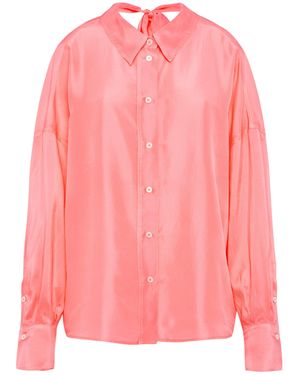 Tela Uvetta Loose-Fitting Long-Sleeved Blouse - Pink