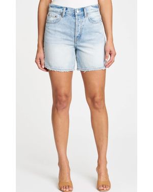 Pistola Devin Mom Cut Off Short - Blue