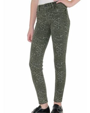 Tractr Girls Diane Basic Mid-Rise Skinny - Green
