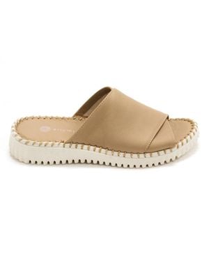 Eric Michael Gloria Slide Sandals - Natural