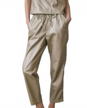 Melissa Nepton Jordyn Straight Leg Pants - Natural