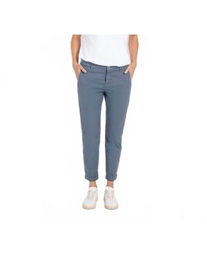 Mac Jeans Turn Up Chino Pants - Blue