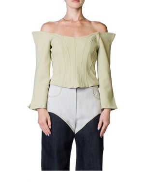 Paris Georgia Basics Henry Bodice Top - Blue