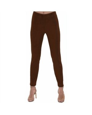 Elior Sasha Pull-On Straight Leg Pants - Brown
