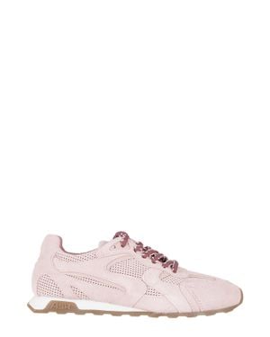 Ash Kasar Suede Mesh Leather Sneakers - Pink