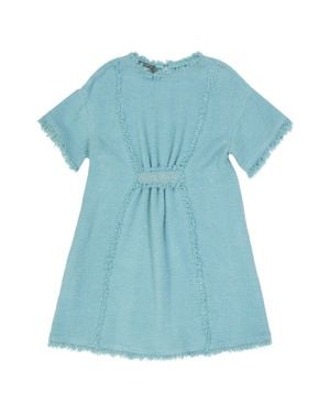 Alberta Ferretti Cotton Mini Dress - Blue