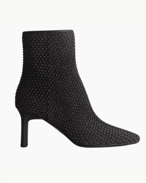 Rag & Bone Aja Diamante Mesh Boot - Black