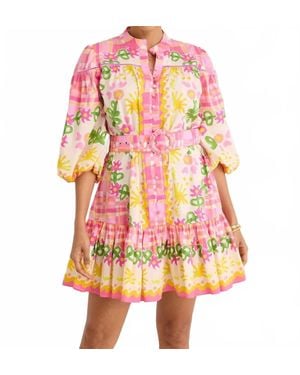 Alivia Lori Anne Mini Dress - Pink