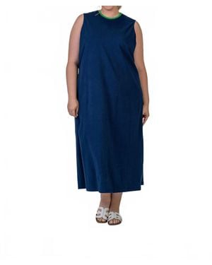 De Loreta Tuta Sleeveless Maxi Dress - Blue