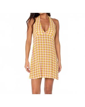 Roxy Beach Day Mini Dress - Yellow